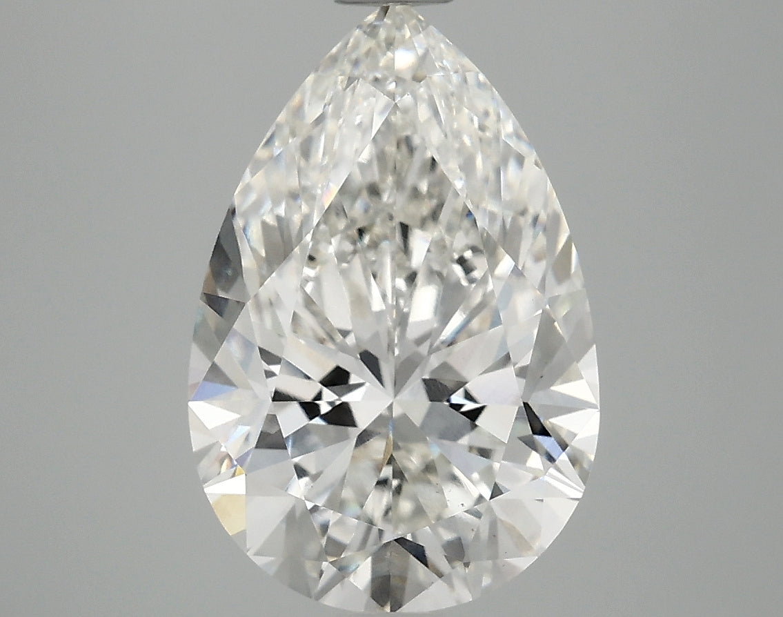 OROLEV Lab Grown Diamond Pear 4.04 Carats - Certification No.728504288
