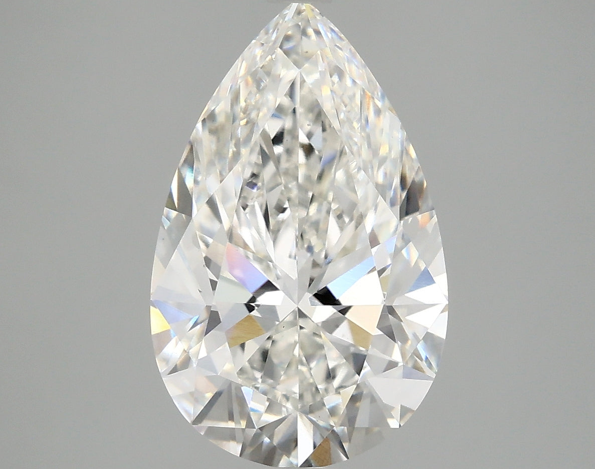 OROLEV Lab Grown Diamond Pear 4.02 Carats - Certification No.794676859