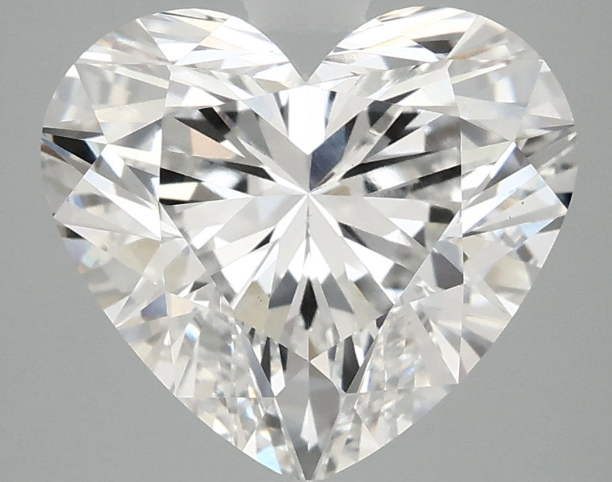 OROLEV Lab Grown Diamond Heart 4.1 Carats - Certification No.717597065
