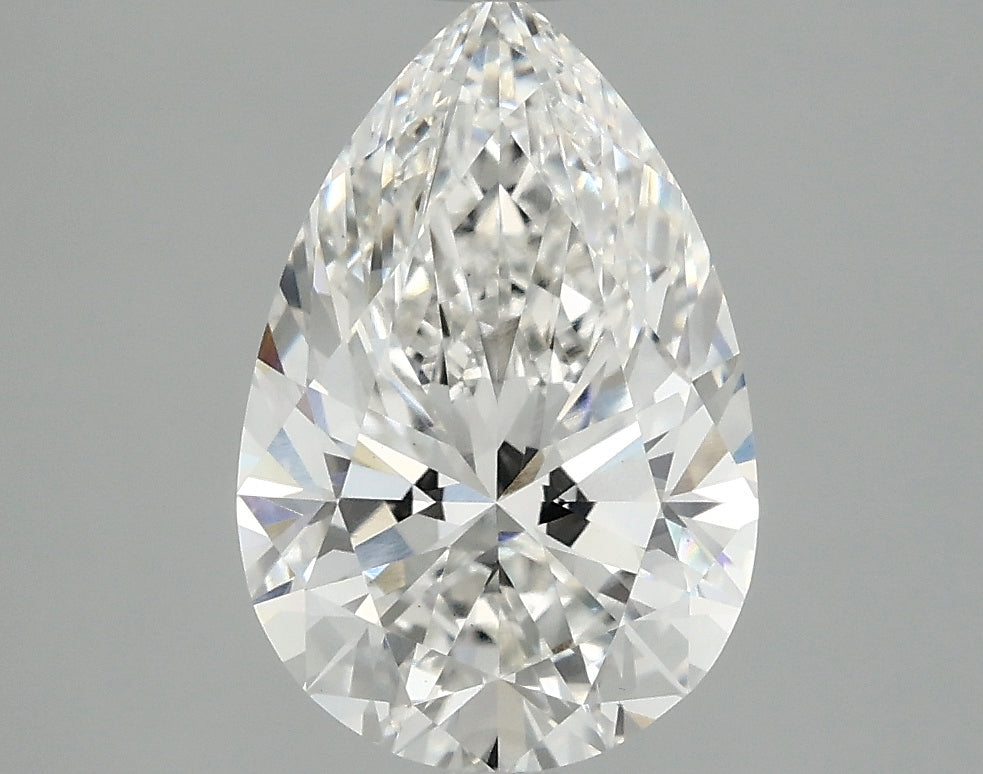 OROLEV Lab Grown Diamond Pear 2.58 Carats - Certification No.769660999