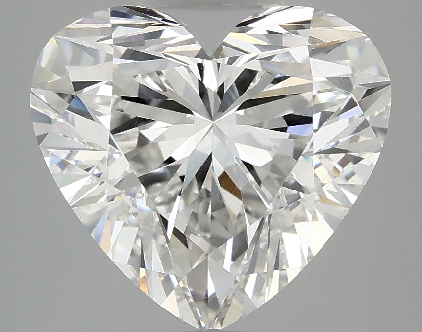 OROLEV Lab Grown Diamond Heart 4.07 Carats - Certification No.719509791