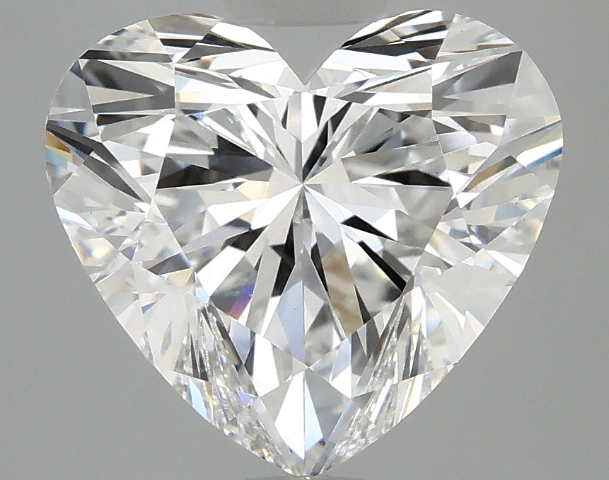 OROLEV Lab Grown Diamond Heart 4.1 Carats - Certification No.719532048
