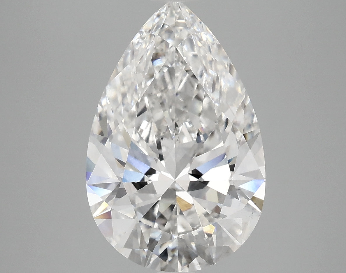 OROLEV Lab Grown Diamond Pear 4.08 Carats - Certification No.763663166