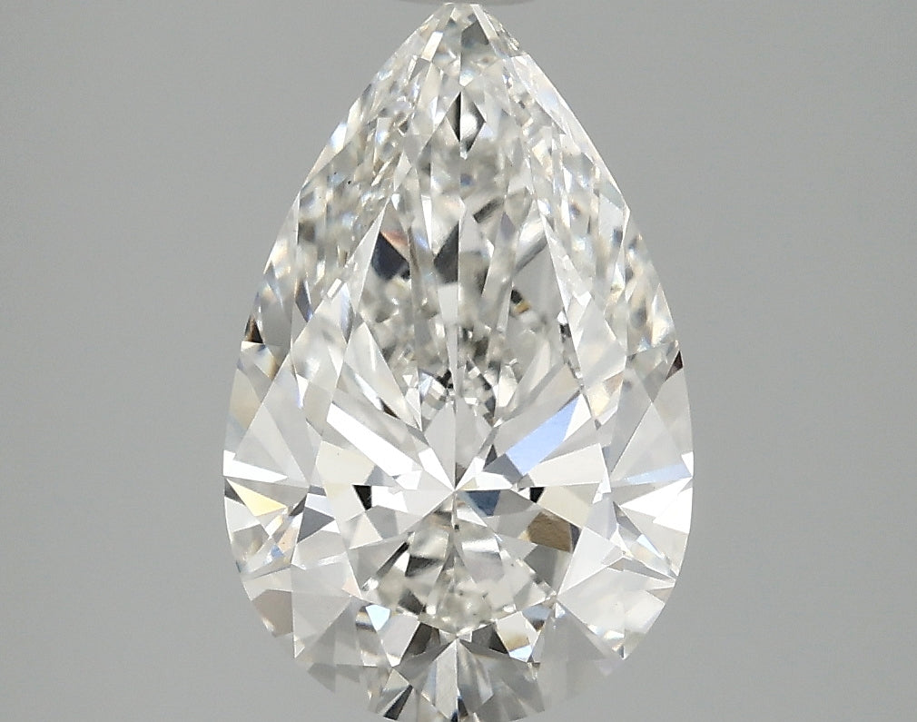 OROLEV Lab Grown Diamond Pear 2.5 Carats - Certification No.775622166