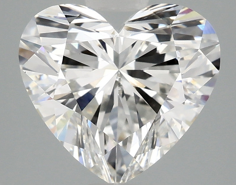 OROLEV Lab Grown Diamond Heart 3.02 Carats - Certification No.717577425