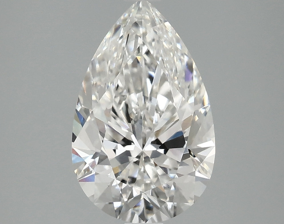 OROLEV Lab Grown Diamond Pear 2.57 Carats - Certification No.772676546