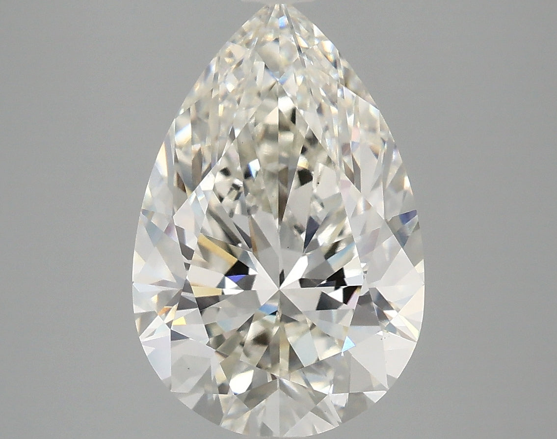 OROLEV Lab Grown Diamond Pear 4.07 Carats - Certification No.726510139