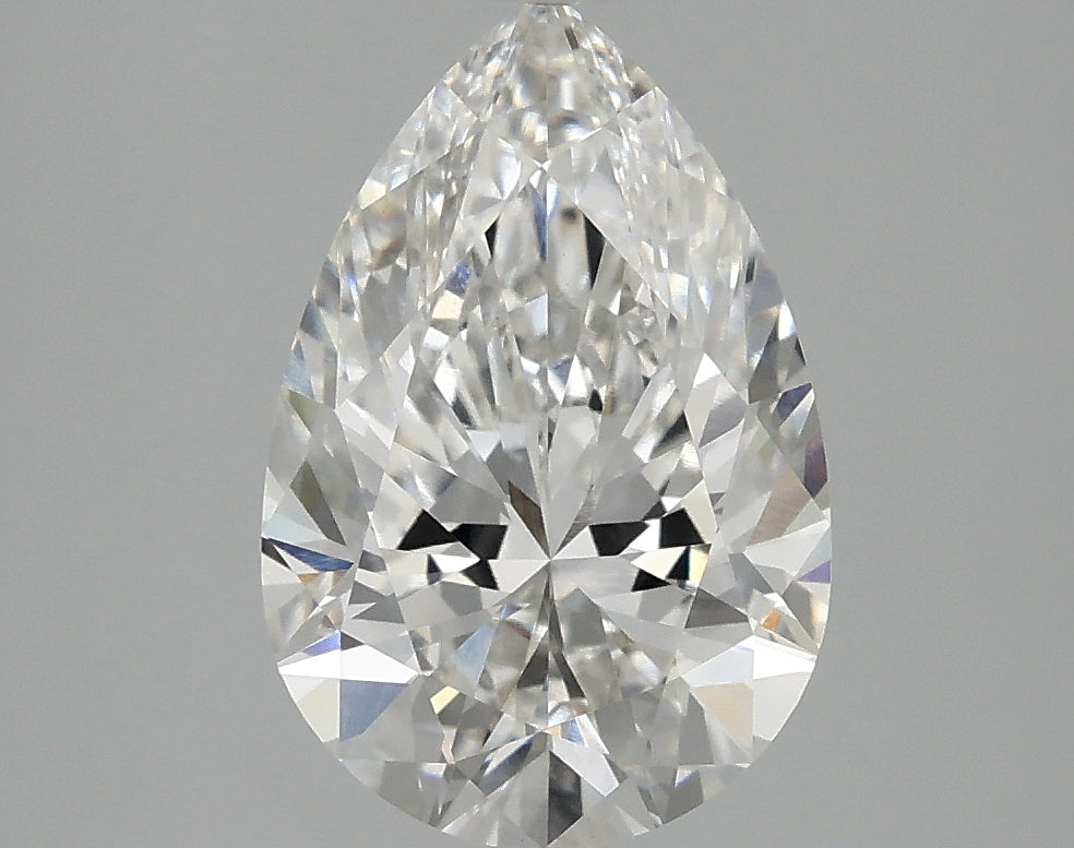 OROLEV Lab Grown Diamond Pear 2.58 Carats - Certification No.772682582