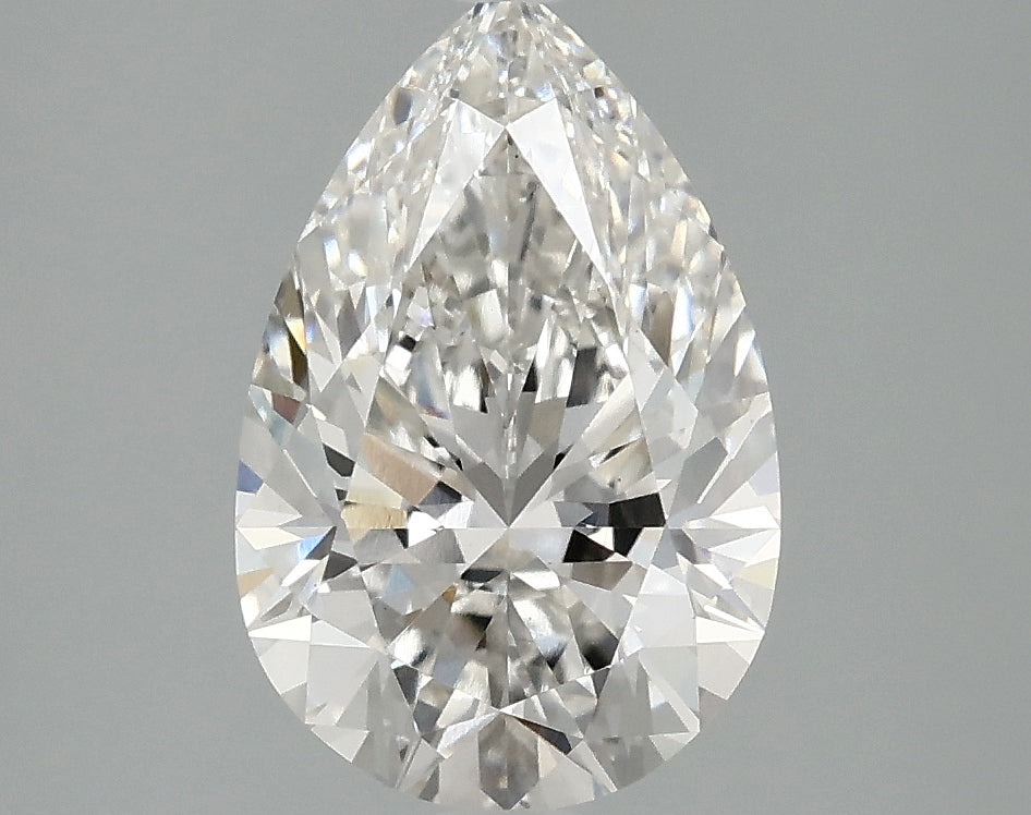 OROLEV Lab Grown Diamond Pear 2.1 Carats - Certification No.776608043