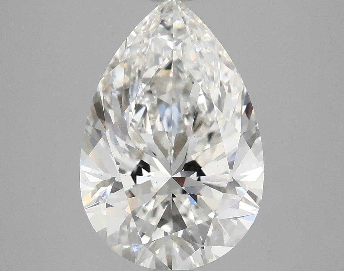 OROLEV Lab Grown Diamond Pear 4.04 Carats - Certification No.768603273