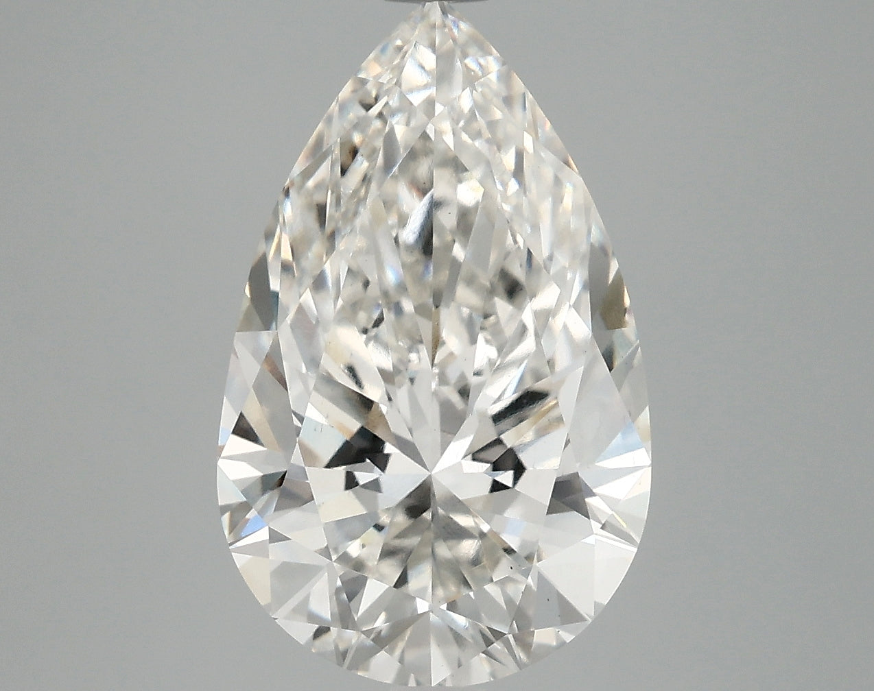 OROLEV Lab Grown Diamond Pear 5.03 Carats - Certification No.800639168