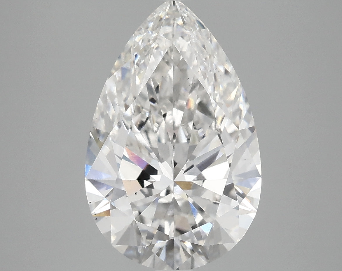 OROLEV Lab Grown Diamond Pear 4.06 Carats - Certification No.763663163