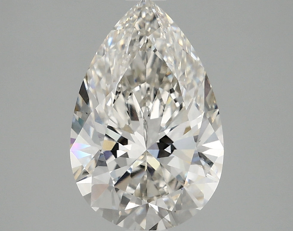 OROLEV Lab Grown Diamond Pear 2.53 Carats - Certification No.771655318