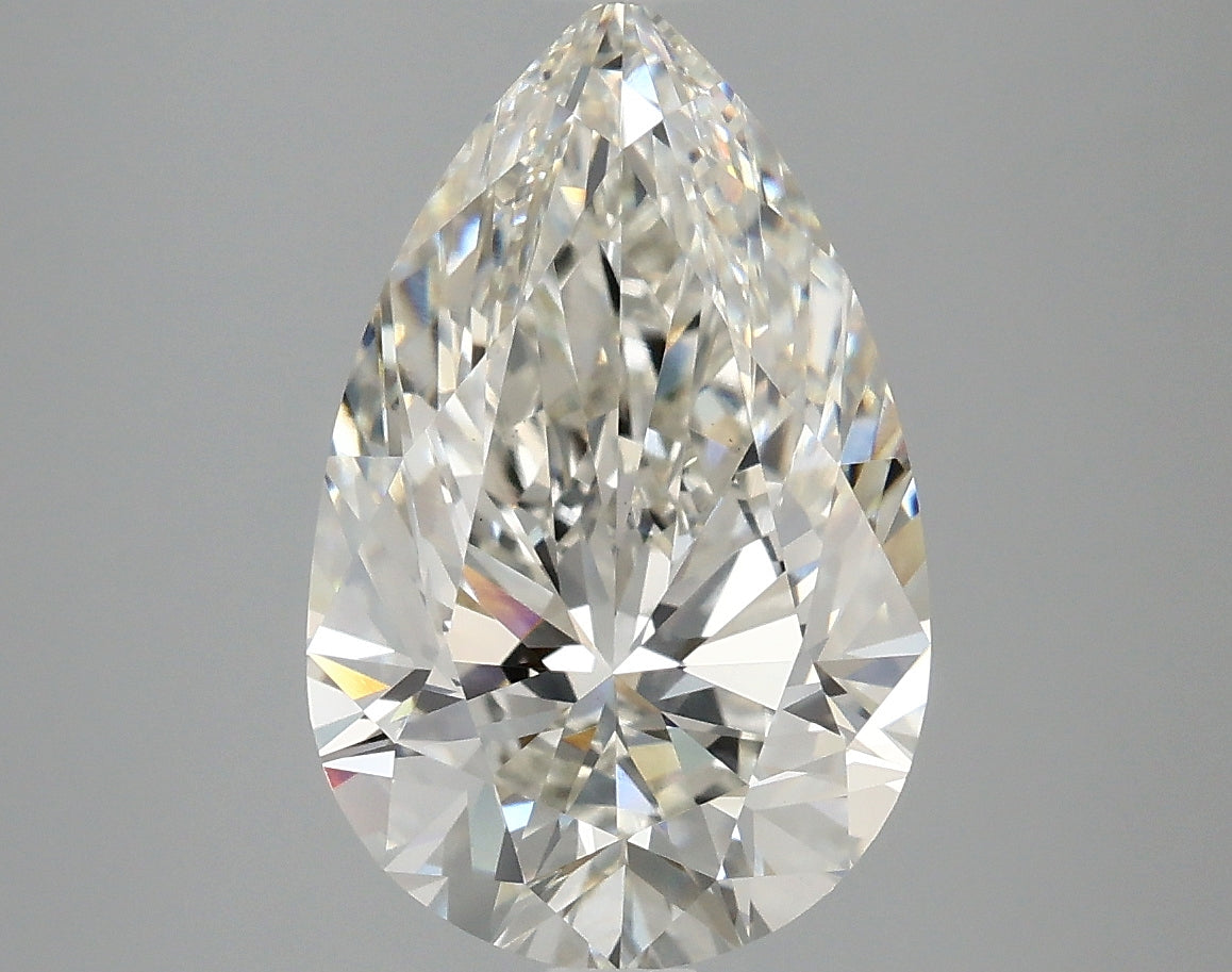 OROLEV Lab Grown Diamond Pear 4.04 Carats - Certification No.727558717