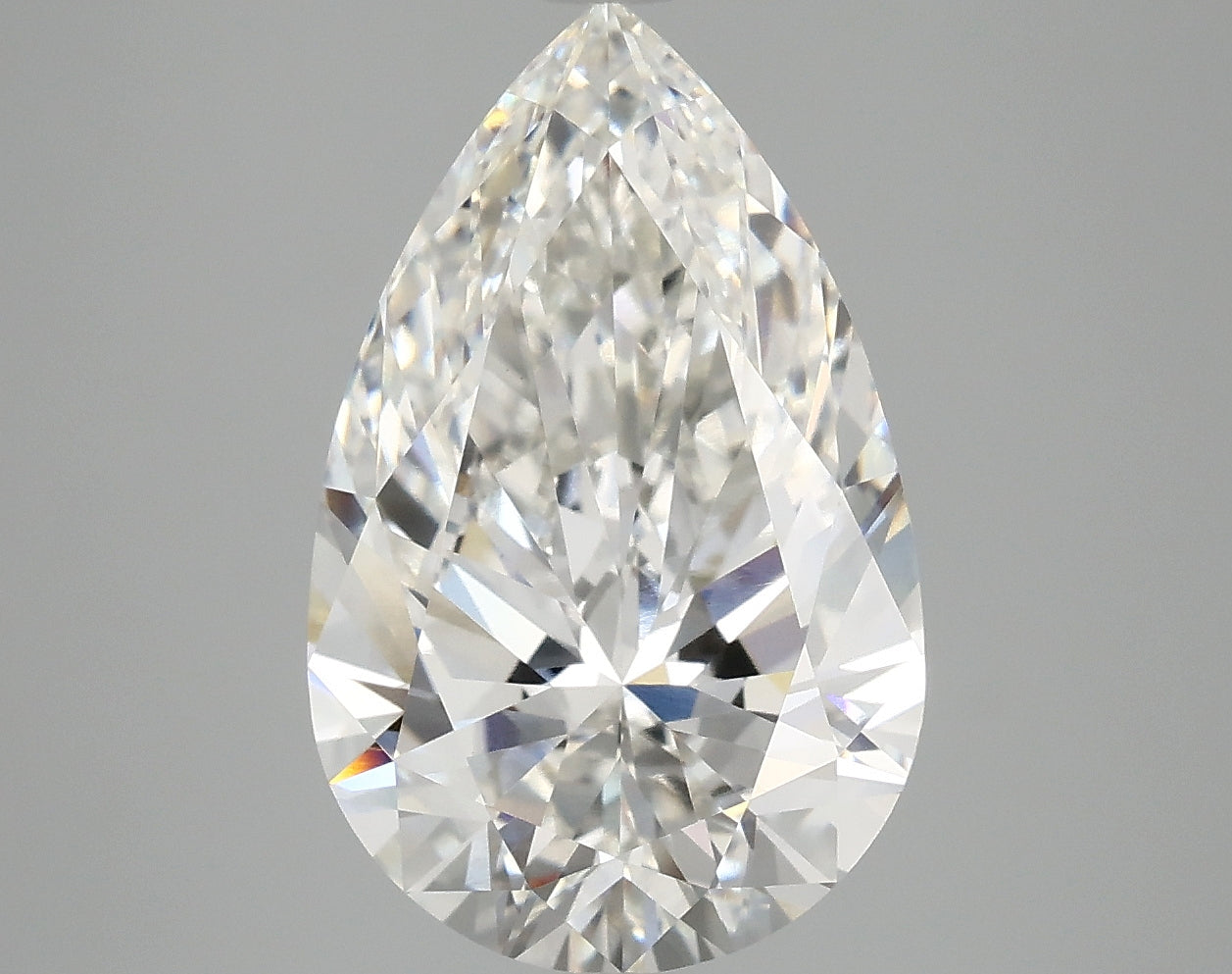 OROLEV Lab Grown Diamond Pear 4.77 Carats - Certification No.789632751