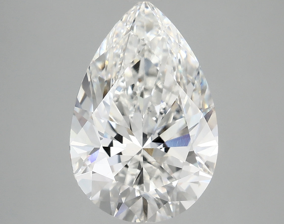 OROLEV Lab Grown Diamond Pear 4.1 Carats - Certification No.763664987
