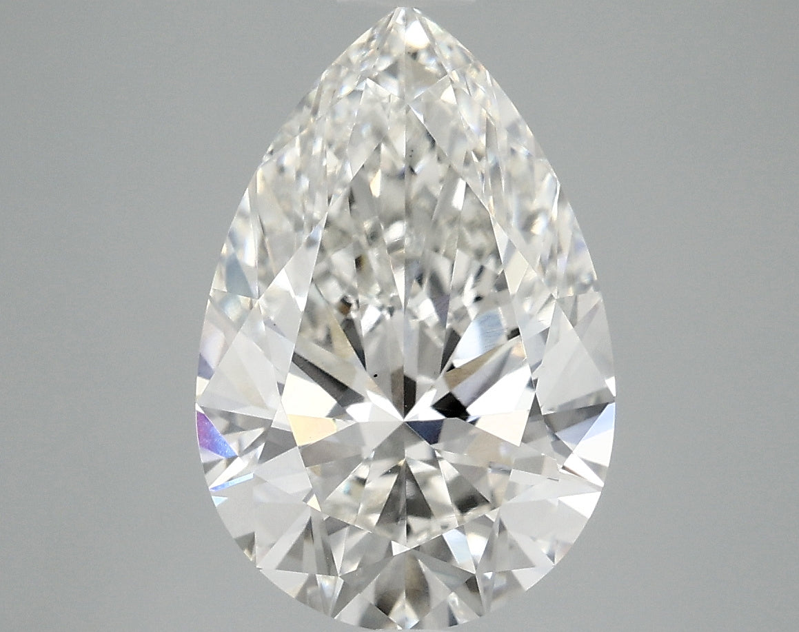 OROLEV Lab Grown Diamond Pear 4.07 Carats - Certification No.763665128
