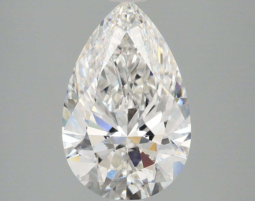 OROLEV Lab Grown Diamond Pear 3.09 Carats - Certification No.726513749