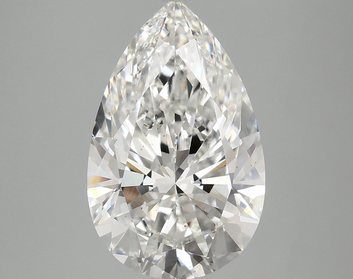 OROLEV Lab Grown Diamond Pear 4.09 Carats - Certification No.763665114