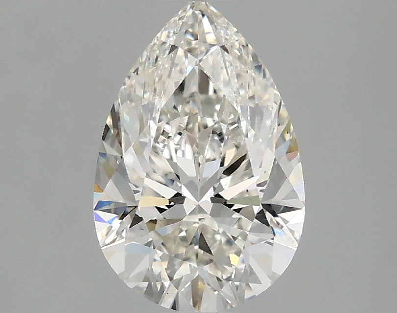 OROLEV Lab Grown Diamond Pear 1.57 Carats - Certification No.791648053