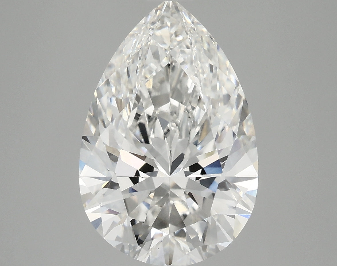 OROLEV Lab Grown Diamond Pear 4.09 Carats - Certification No.763665149