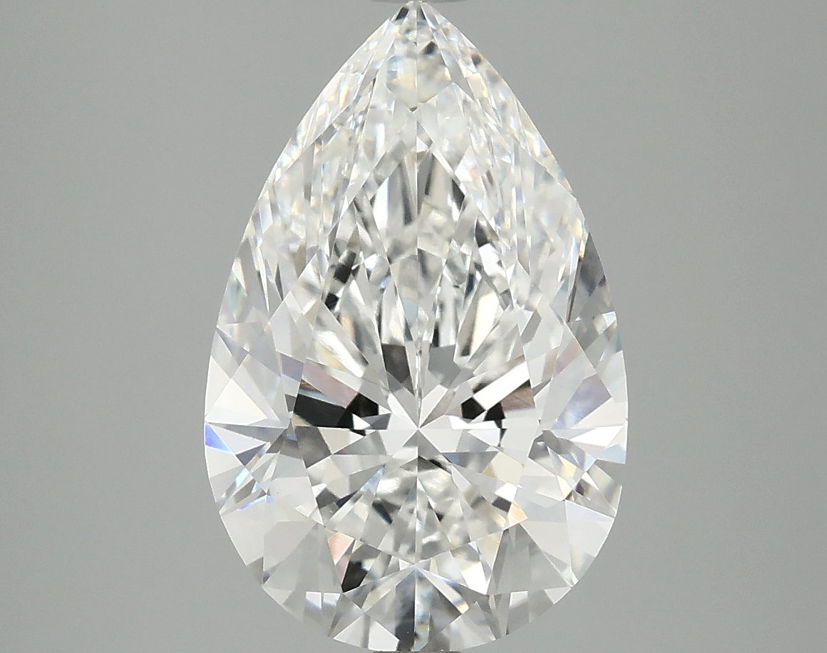 OROLEV Lab Grown Diamond Pear 4.09 Carats - Certification No.763664997