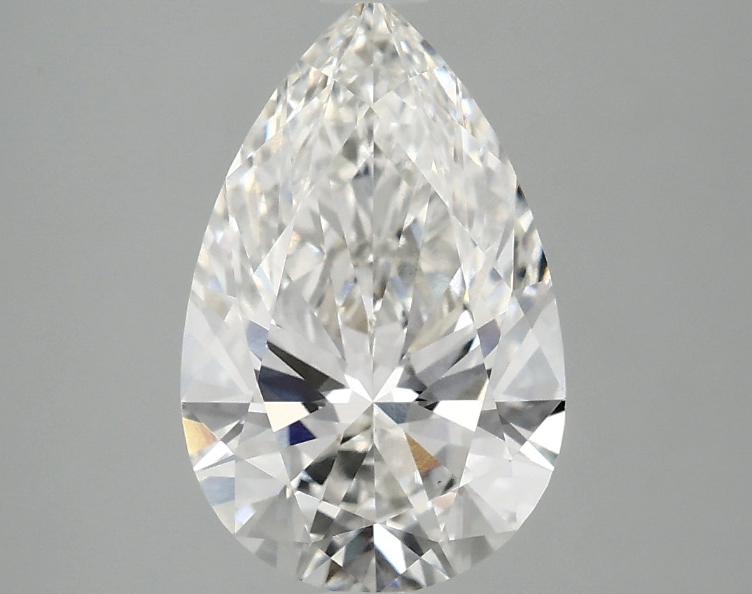 OROLEV Lab Grown Diamond Pear 3.05 Carats - Certification No.766667195