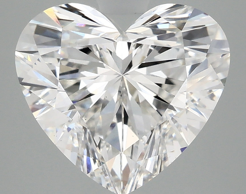 OROLEV Lab Grown Diamond Heart 4.1 Carats - Certification No.717535412