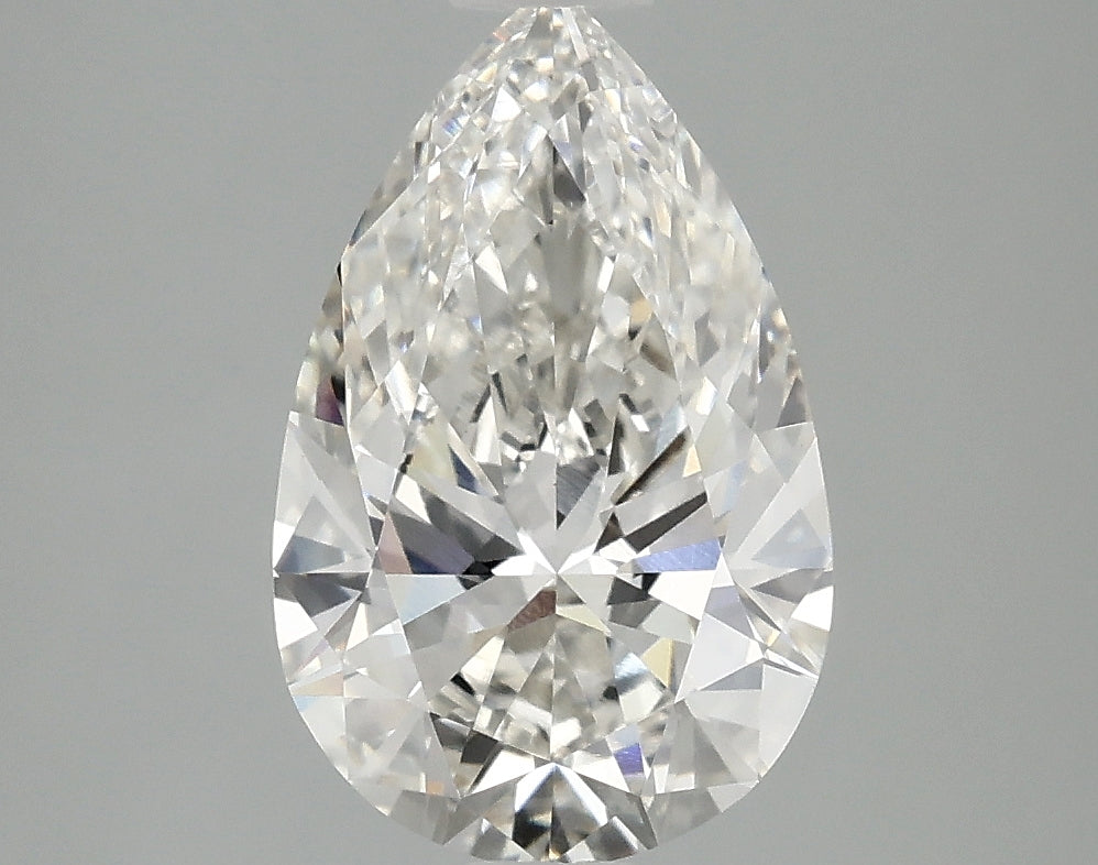 OROLEV Lab Grown Diamond Pear 2.5 Carats - Certification No.770660595