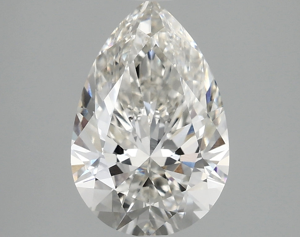 OROLEV Lab Grown Diamond Pear 2.5 Carats - Certification No.772642572
