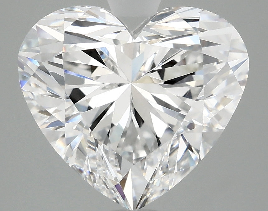 OROLEV Lab Grown Diamond Heart 4.09 Carats - Certification No.710577672
