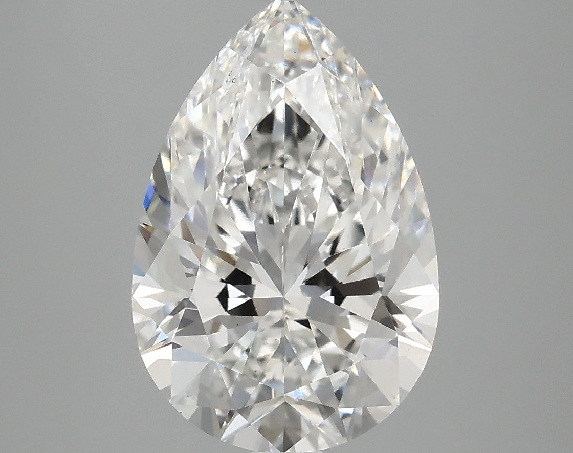 OROLEV Lab Grown Diamond Pear 4.1 Carats - Certification No.763663281