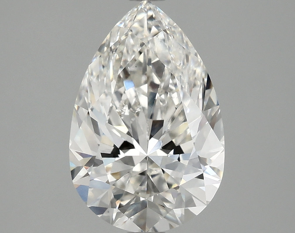 OROLEV Lab Grown Diamond Pear 2.55 Carats - Certification No.772696341