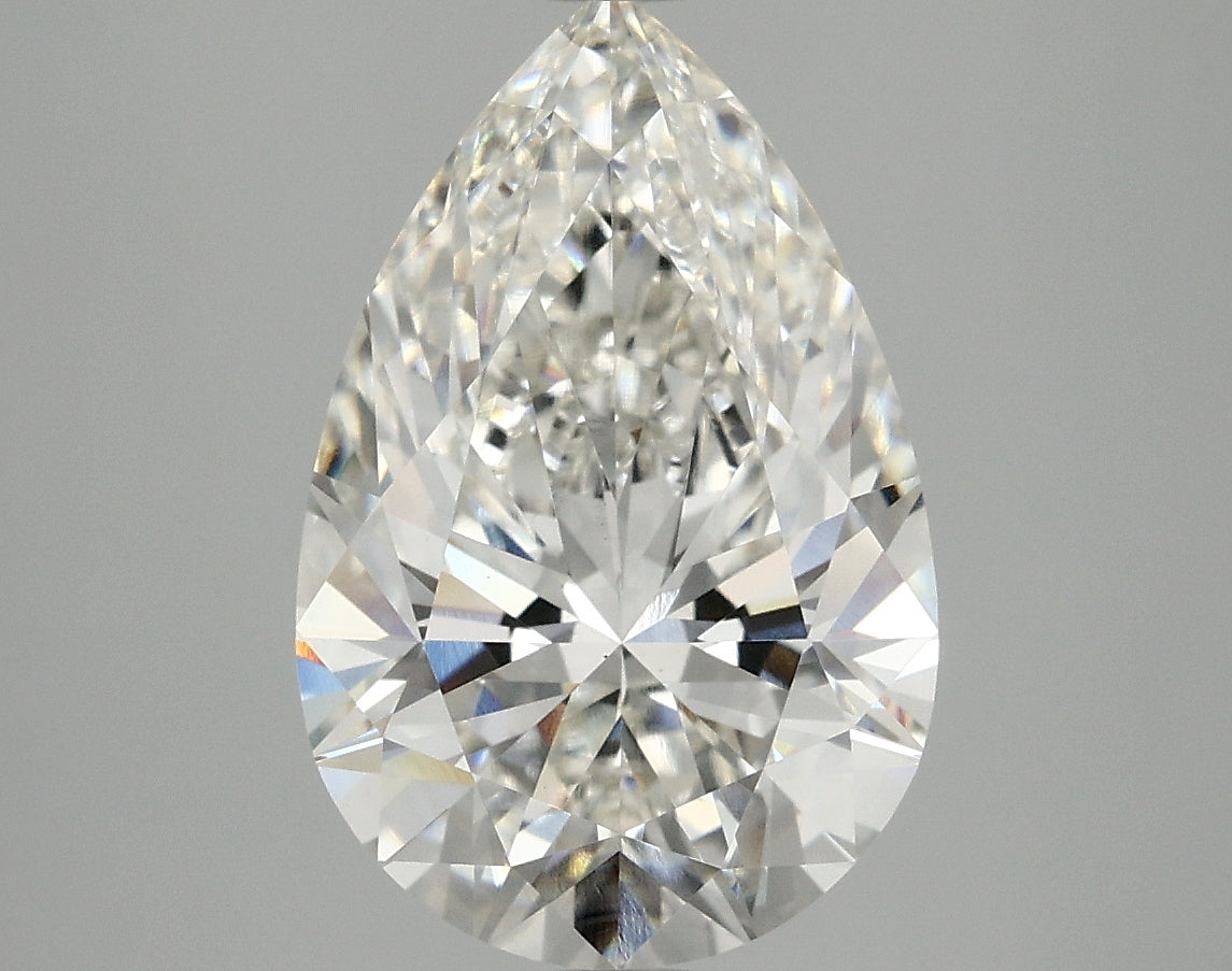 OROLEV Lab Grown Diamond Pear 4.07 Carats - Certification No.750599423