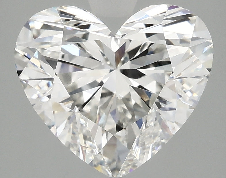 OROLEV Lab Grown Diamond Heart 3.04 Carats - Certification No.776620960