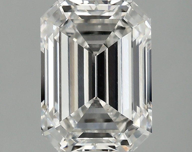 OROLEV Lab Grown Diamond Emerald 2.5 Carats - Certification No.797655429