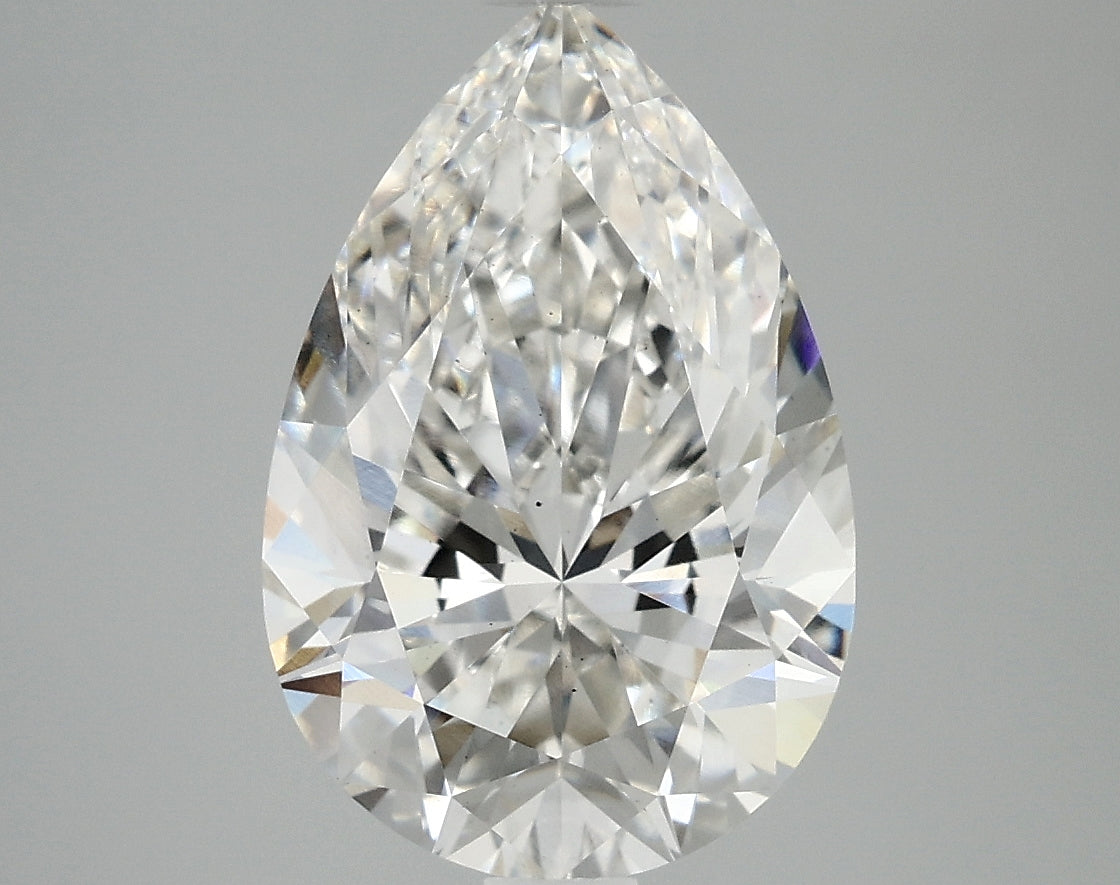 OROLEV Lab Grown Diamond Pear 4.09 Carats - Certification No.727534457