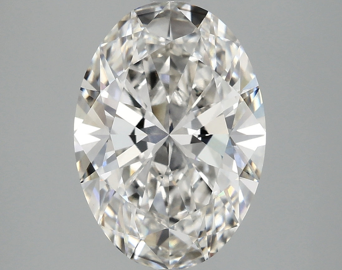 OROLEV Lab Grown Diamond Oval 4 Carats - Certification No.799605977
