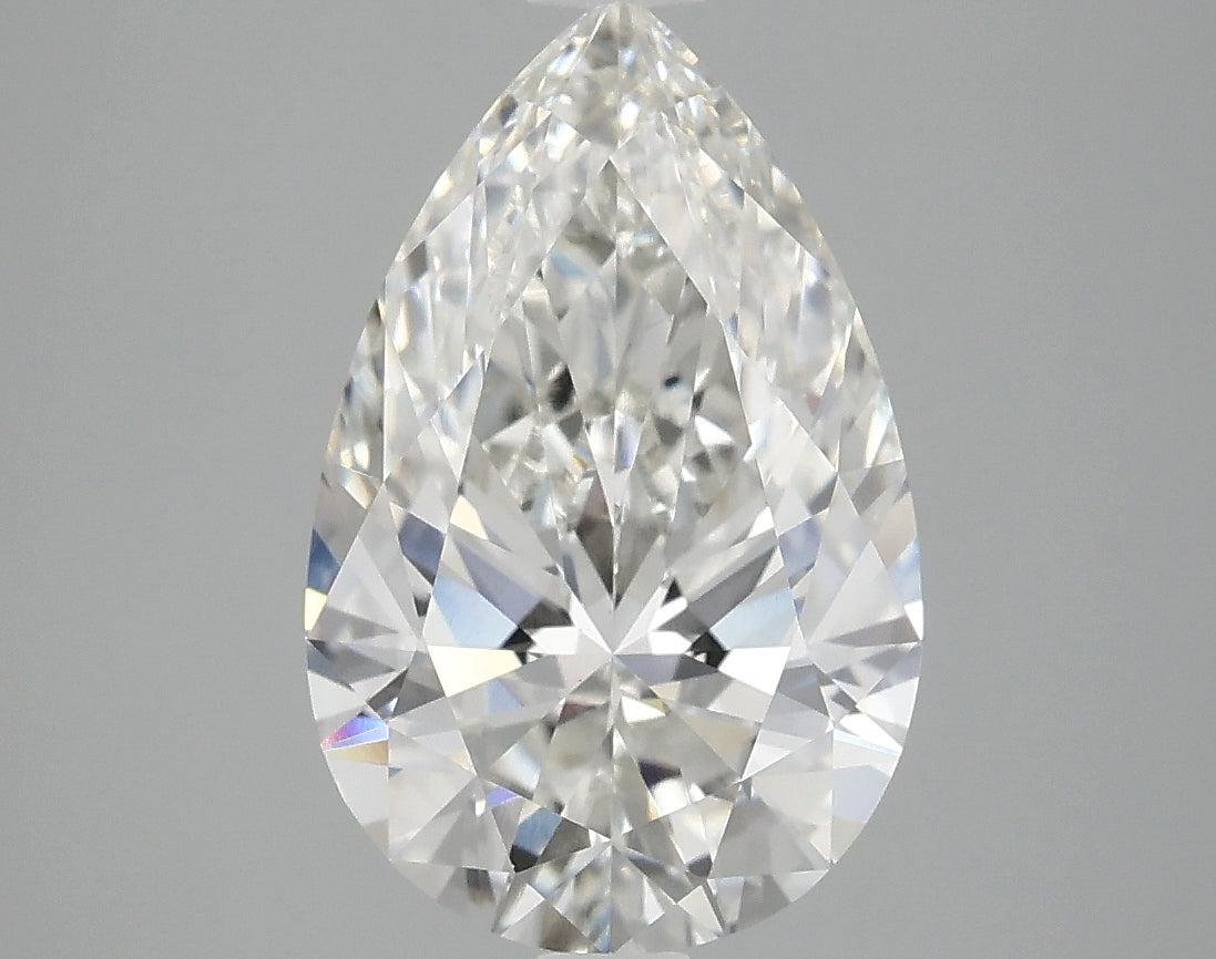 OROLEV Lab Grown Diamond Pear 3.1 Carats - Certification No.750551276