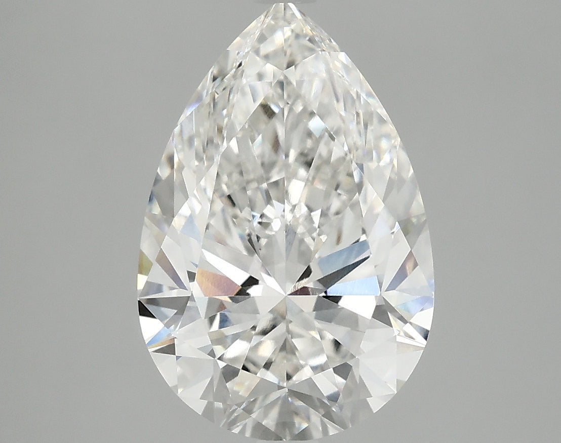 OROLEV Lab Grown Diamond Pear 3.81 Carats - Certification No.784691008