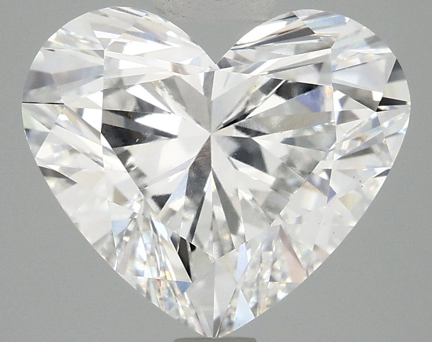 OROLEV Lab Grown Diamond Heart 4.08 Carats - Certification No.708582050