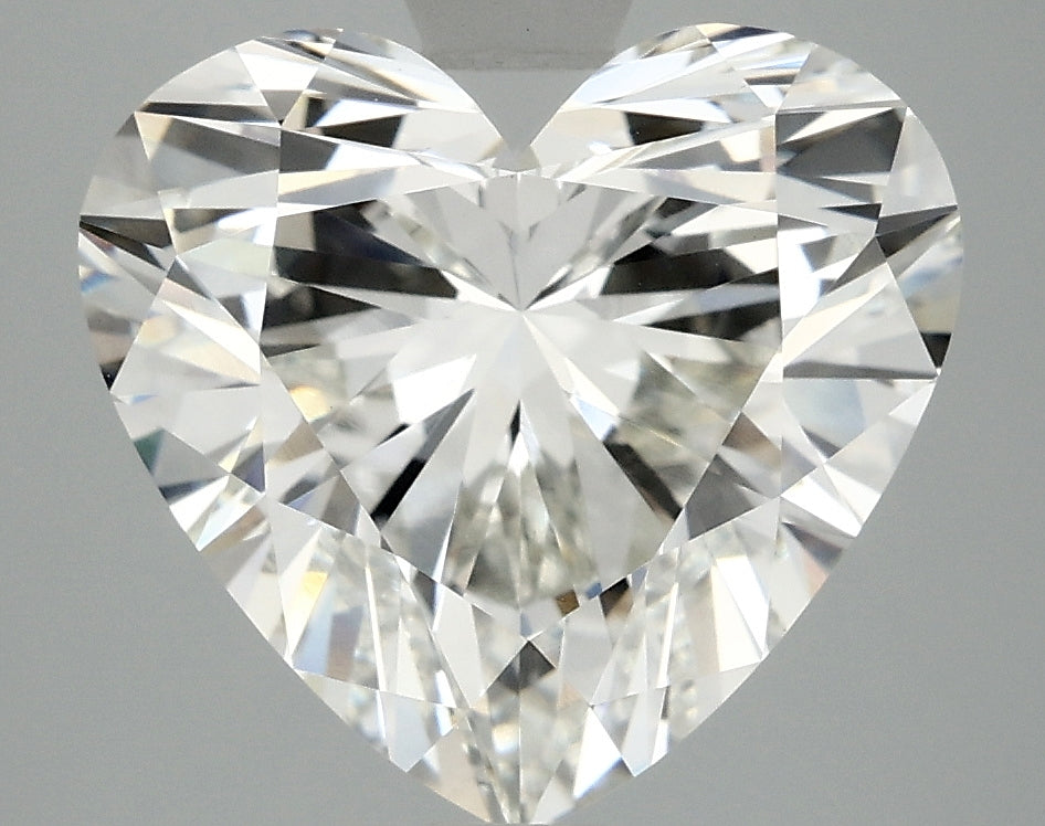 OROLEV Lab Grown Diamond Heart 4.05 Carats - Certification No.711504748