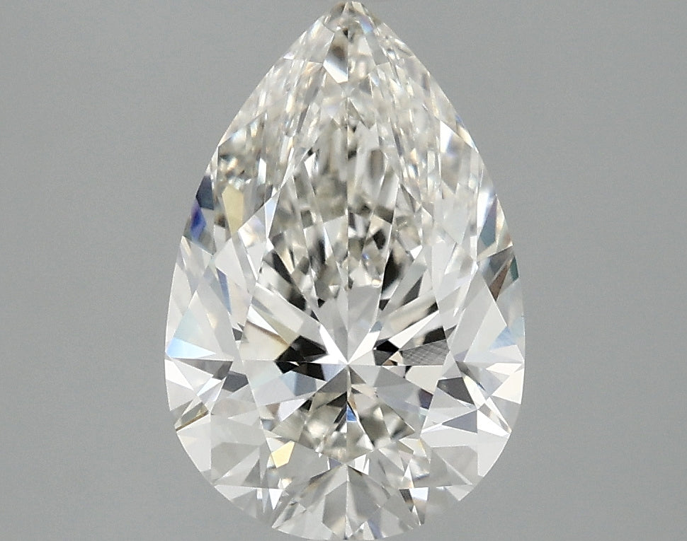 OROLEV Lab Grown Diamond Pear 2.57 Carats - Certification No.772693636