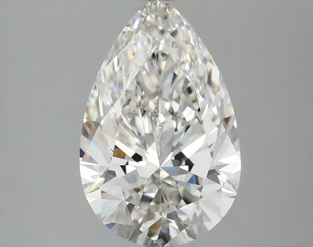 OROLEV Lab Grown Diamond Pear 2.53 Carats - Certification No.771667192