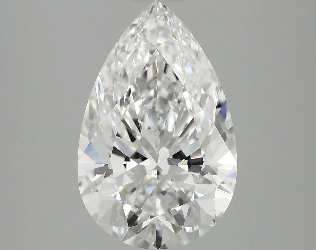OROLEV Lab Grown Diamond Pear 3.1 Carats - Certification No.726572370