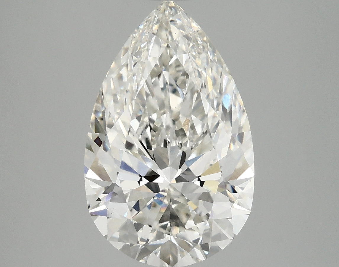 OROLEV Lab Grown Diamond Pear 4.08 Carats - Certification No.797688391