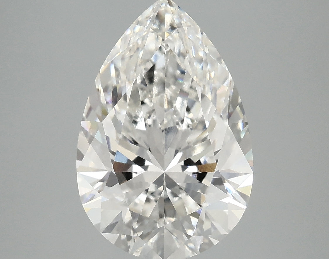 OROLEV Lab Grown Diamond Pear 4.1 Carats - Certification No.763663131