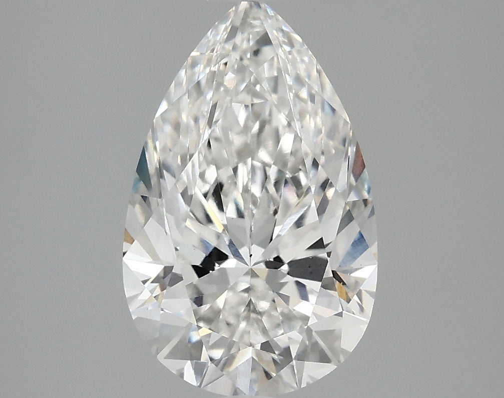 OROLEV Lab Grown Diamond Pear 2.5 Carats - Certification No.771655182