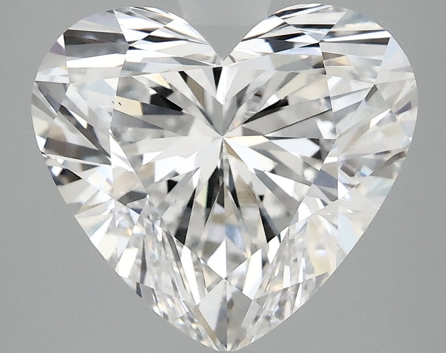 OROLEV Lab Grown Diamond Heart 4.06 Carats - Certification No.712564947