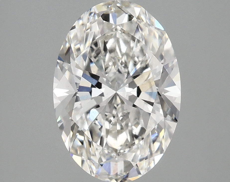 OROLEV Lab Grown Diamond Oval 2.57 Carats - Certification No.766605314